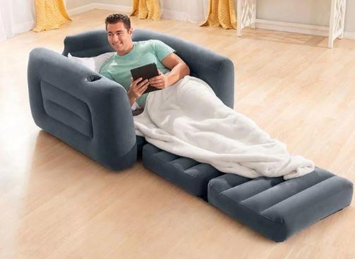 Intex Opblaas Stoel - 1-persoons - 221x107x66 Cm 7 Intex Opblaas Stoel - 1-persoons - 221x107x66 Cm - Afbeelding 5