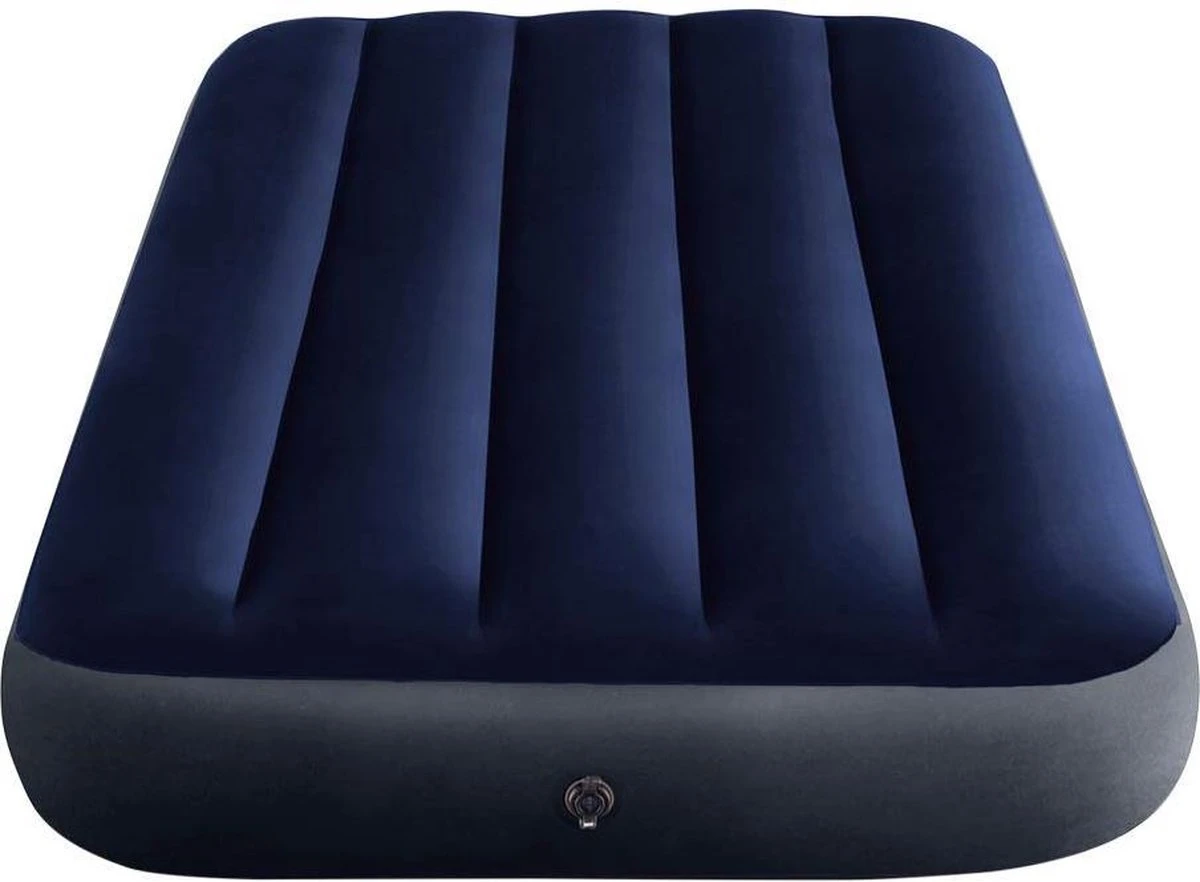 Intex Luchtbed - Classic Downy - Formaat: Cot - B76 X L191 X H25 Cm - 1 Pers. - Met Reparatieset 10 Intex Luchtbed - Classic Downy - Formaat: Cot - B76 X L191 X H25 Cm - 1 Pers. - Met Reparatieset - Afbeelding 8
