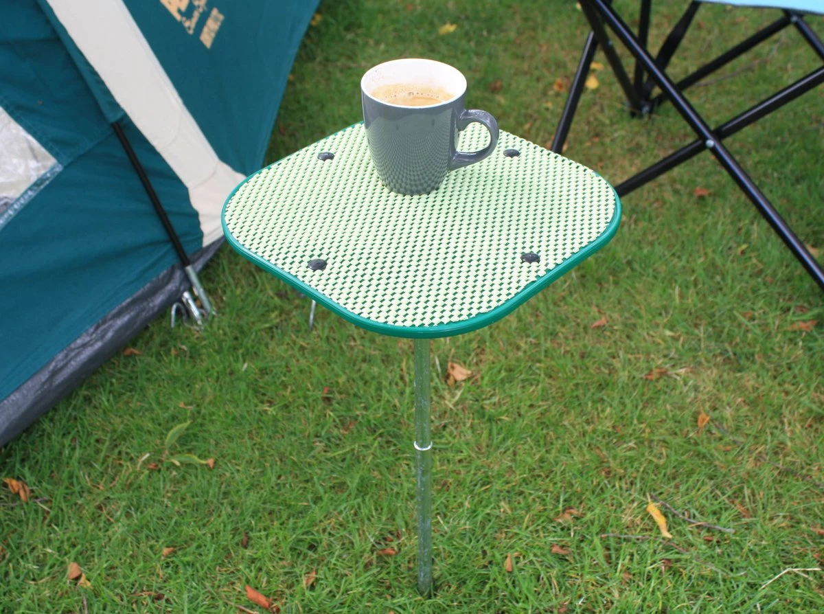 NordFalk Campingtafel 25x25x47 Cm - Aluminium Priktafel / Kampeertafel - Afschroefbare Tafelpoot 6 NordFalk Campingtafel 25x25x47 Cm - Aluminium Priktafel / Kampeertafel - Afschroefbare Tafelpoot - Afbeelding 4