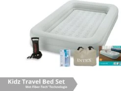Intex Luchtbed - Kinder Reisbed - 1 Persoons - Slaapgedeelte: B71 X L132 X H10 - Met Reparatieset -Kampeermeubilair 1200x903