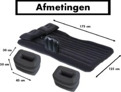 Auto Luchtbed - Auto Bed - Auto Matras - Achterbank En Achterbak - 2 Persoons - Incl. Elektrische Pomp - 175 X 125 CM -Kampeermeubilair 1200x910 3