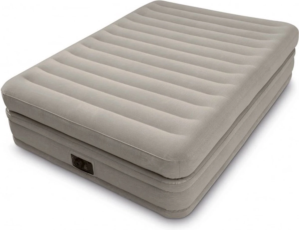 Intex Queen Prime-Comfort Zelfopblazend 2-persoons Luchtbed (203x152x51cm) 2 Intex Queen Prime-Comfort Zelfopblazend 2-persoons Luchtbed (203x152x51cm)