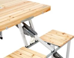 CAMPZ Fir Wood Picknicktafel, Bruin/grijs 15 CAMPZ Fir Wood Picknicktafel, Bruin/grijs -Kampeermeubilair 1200x937