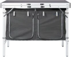Campart Campingkeuken KI-0757 – Complete Keuken En Campingkast – Opvouwbaar En Inclusief Draagtas - Grijs -Kampeermeubilair 1200x973 2