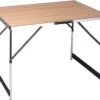 Kamyra® Campingtafel Inklapbaar - Kampeertafel, Partytafel - Opvouwbaar, Lichtgewicht & In Hoogte Verstelbaar - Aluminium/Hout -Kampeermeubilair 1200x995