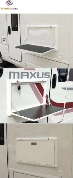 Merkloos NormadicLife® - Outdoor – Opklapbare Tafel - Eettafel – Tafel Voor Buitenkeuken - Caravan – Camper – Picknicktafel - Ingebouwd Ledlicht – Wit 12 Merkloos NormadicLife® - Outdoor – Opklapbare Tafel - Eettafel – Tafel Voor Buitenkeuken - Caravan – Camper – Picknicktafel - Ingebouwd Ledlicht – Wit -Kampeermeubilair 496x1200