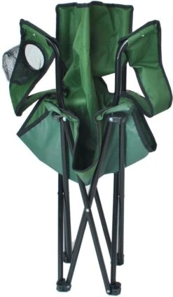 Campingstoel - Inklapbaar Visstoel - Vouwstoel - Comfortabel - Opvouwbaar Stoel - Max. 120 KG - Groen - Rheme -Kampeermeubilair 699x1200