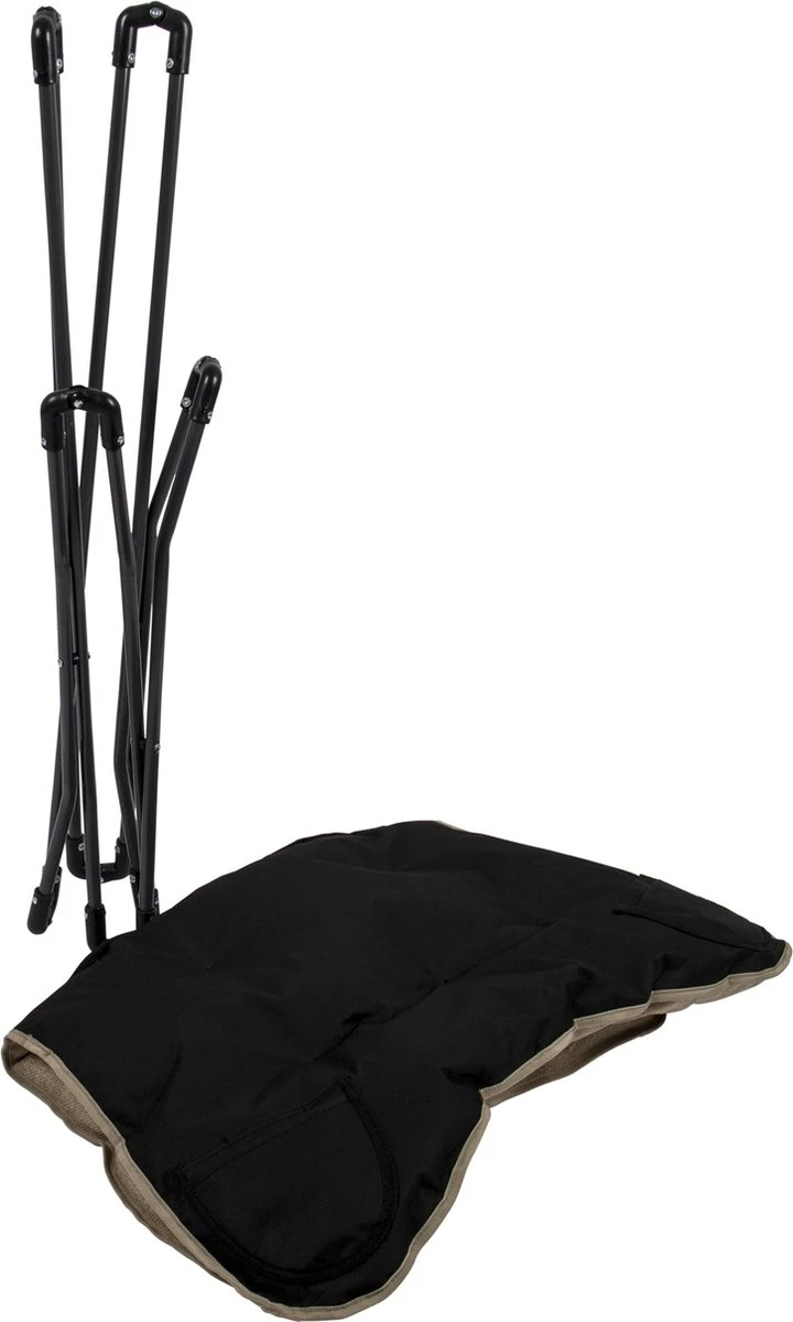 Bo-Camp - Urban Outdoor - Vlinderstoel - Grainger - M - Nika - Beige 7 Bo-Camp - Urban Outdoor - Vlinderstoel - Grainger - M - Nika - Beige - Afbeelding 5