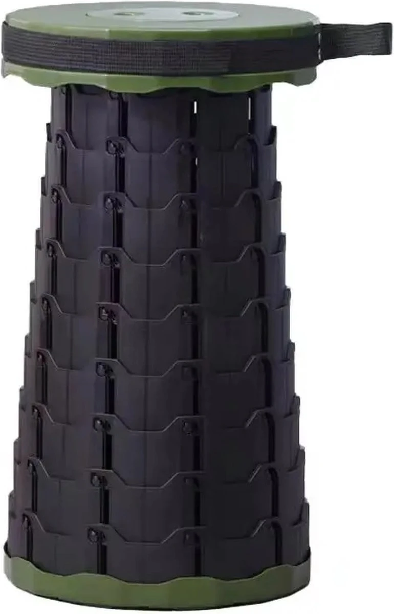 Kampeerkruk - Uitschuifbare Kruk - Military / Groen - Tot 120 Kg - Travel Stool - INCLUSIEF OPBERGZAK - Opvouwbare Campingkruk - Inklapbaar Krukje - Telescopische Kruk - Camping - Outdoor 5 Kampeerkruk - Uitschuifbare Kruk - Military / Groen - Tot 120 Kg - Travel Stool - INCLUSIEF OPBERGZAK - Opvouwbare Campingkruk - Inklapbaar Krukje - Telescopische Kruk - Camping - Outdoor - Afbeelding 4