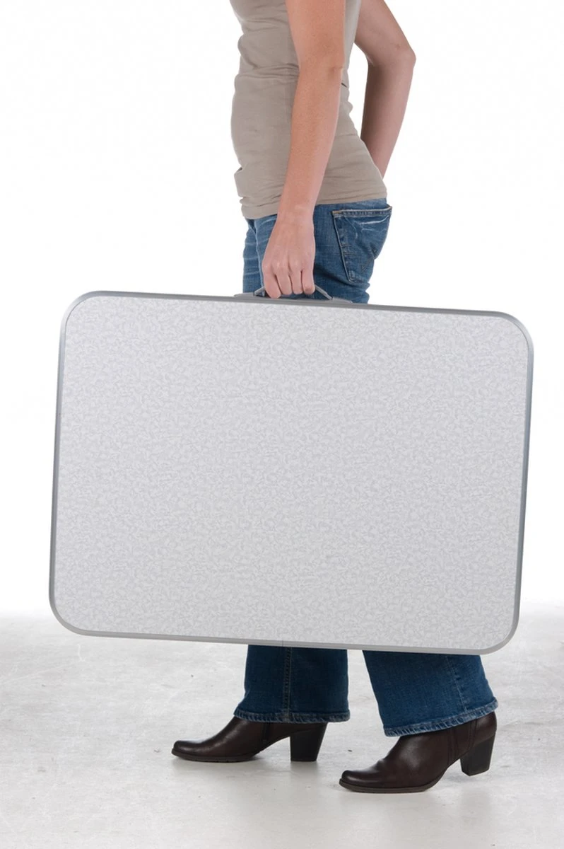 Merkloos Campingtafel - Opklapbaar - 75 X 55 X 70 Cm - Compact - Met Handvat 8 Merkloos Campingtafel - Opklapbaar - 75 X 55 X 70 Cm - Compact - Met Handvat - Afbeelding 6