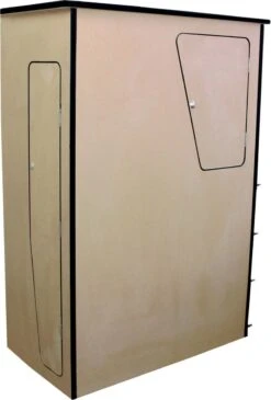 Camper Keuken MDF - Linkerkant EU - Inclusief Kledingstang + Wijnrek - Onbewerkt - Inbouw Kasten Inrichting Kampeerauto Caravan -Kampeermeubilair 812x1200