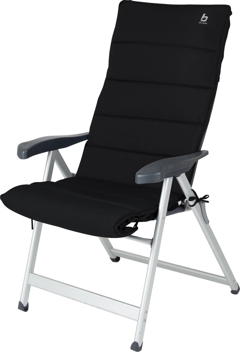 Bo-Camp - Stoelkussen - Universeel - Gepolsterd - Polyester - Antraciet