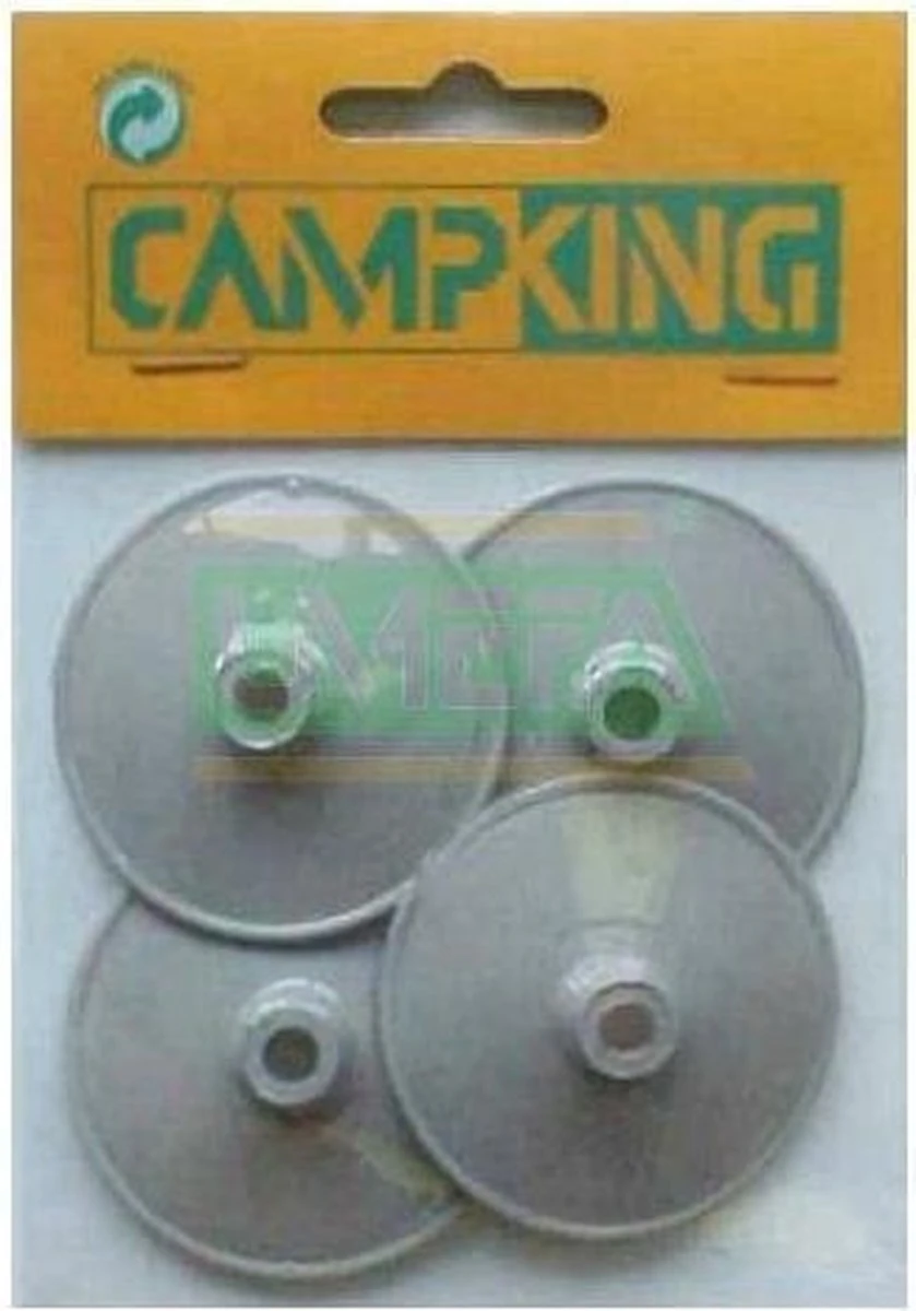 Campking Regenkapje 50 Mm Kunststof Zak 4 Stuks 4 Campking Regenkapje 50 Mm Kunststof Zak 4 Stuks - Afbeelding 2