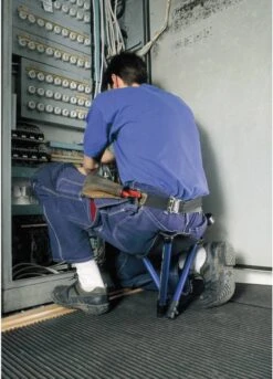 Walkstool - 3-Poots Krukje - Comfort 55 Cm - Verstelbaar - Zwart -Kampeermeubilair 865x1200