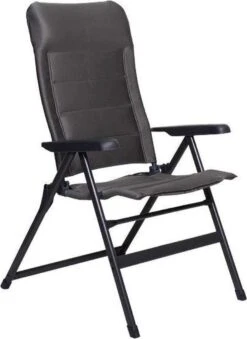 Travellife Barletta Comfort Stoel Antraciet / Donkergrijs -Kampeermeubilair 875x1200 1