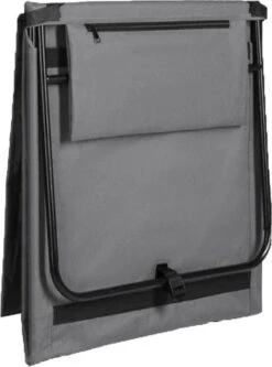 Strandmat Opvouwbaar Met Schouderband - Strandstoel Grijs 145x47x52 -Kampeermeubilair 890x1200