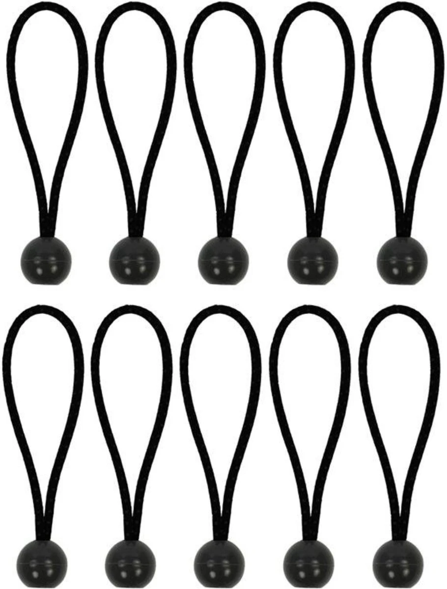 ProPlus 365644 Tentspannerset Zeltspanner-Set 10 Stück - Elastisch 15cm Mit Kunststoffball 10 Stuk(s) 3 ProPlus 365644 Tentspannerset Zeltspanner-Set 10 Stück - Elastisch 15cm Mit Kunststoffball 10 Stuk(s)